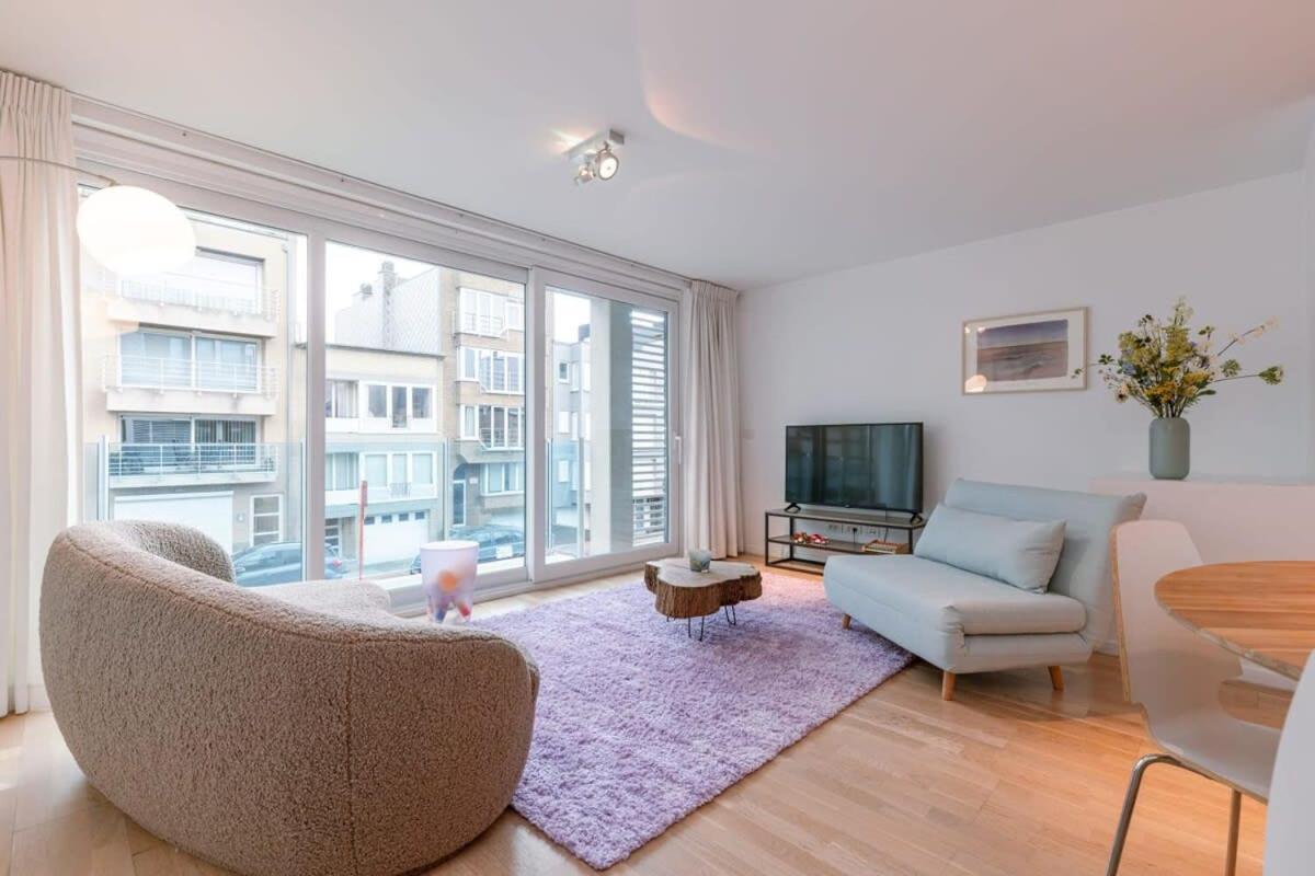 Bright Apartment Nearby The Beach In De Haan Dış mekan fotoğraf